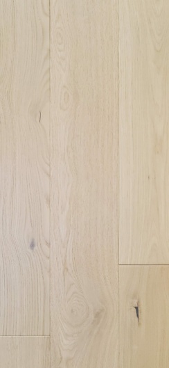 Biyork Nouveau 6 Engineered Hardwood plank - Breath of Winter with beautiful light wood wire brushed finish